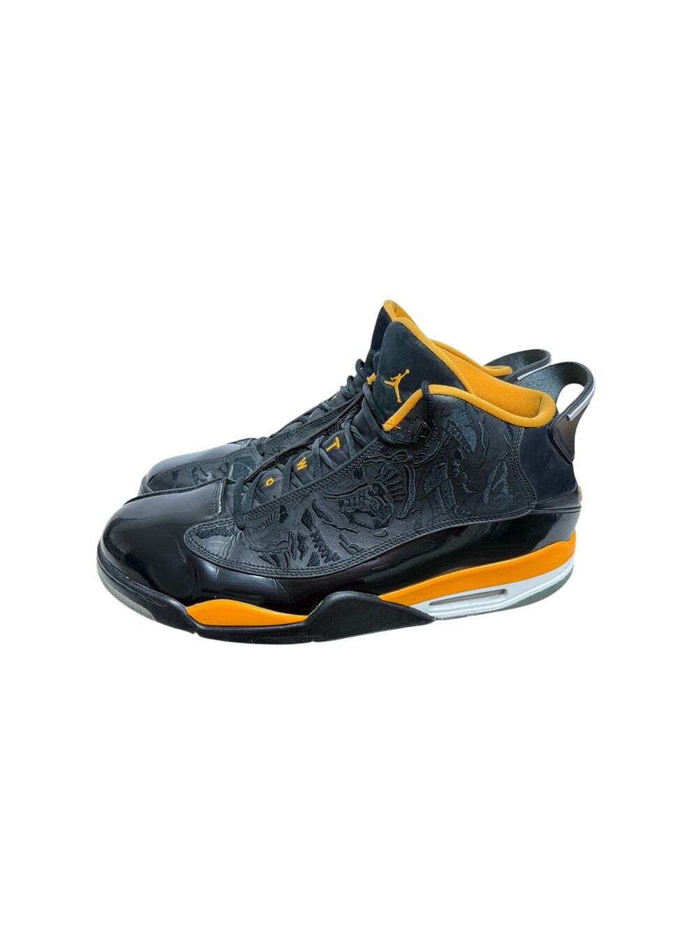 Jordan Dub Zero Black Taxi Nike Basketball Sneakers Men's Size 16 311046-017